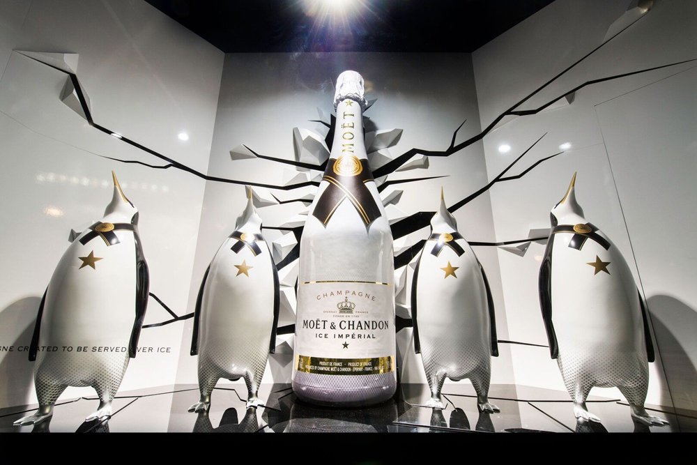 Moet & Chandon GRP Penguins Display
